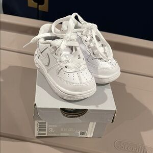 Nike Kids All-White Sneakers